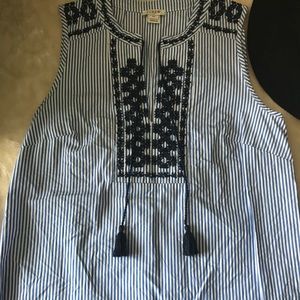 Nautical j.crew tank
